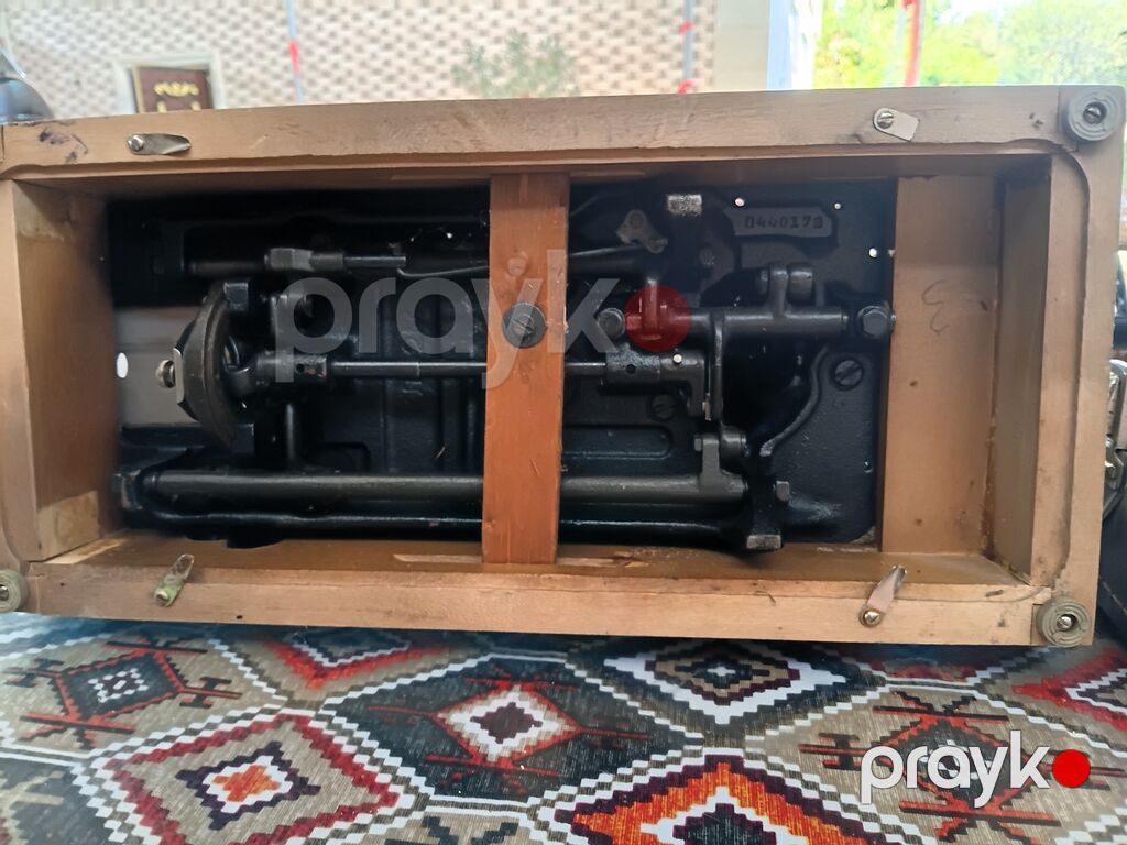 Köhnə tip portativ tikiş maşını – çamadan korpusda - Çamadan tipli — Digər, Salyan (3)