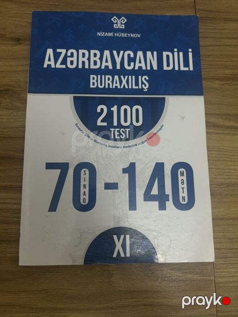 Məhsul: “Azərbaycan Dili – Buraxılış” test toplusu Müəllif: Nizami — Bakı