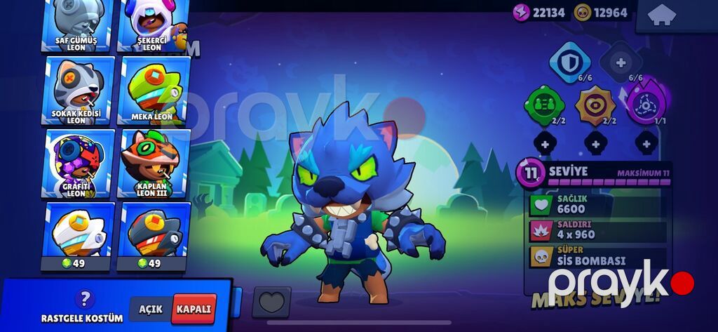 Brawl Stars hesabı – yüksək trofeyli və tam inkişaf etdirilmiş Salam — Sikkələr, Bakı (3)