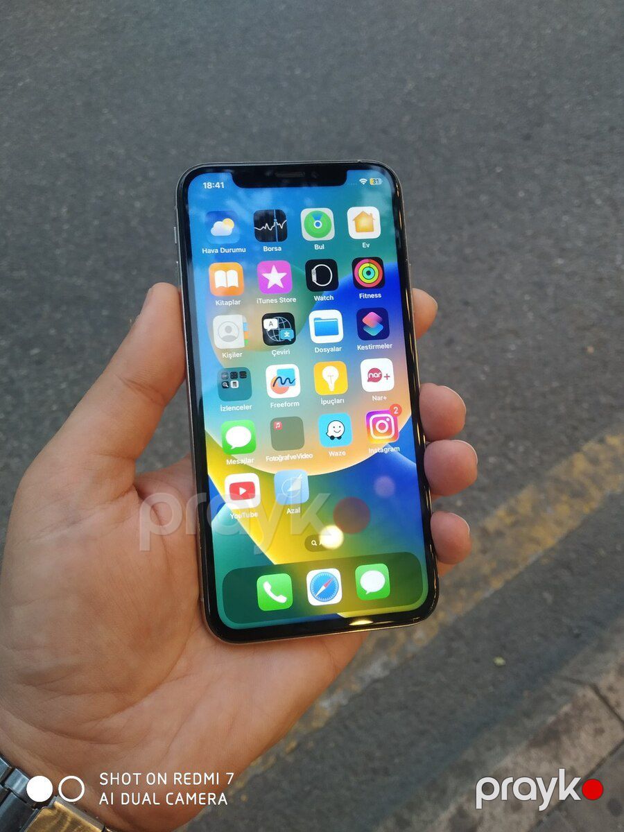 Apple iPhone X Silver 256GB/3GB — Smartfonlar, Bakı (3)