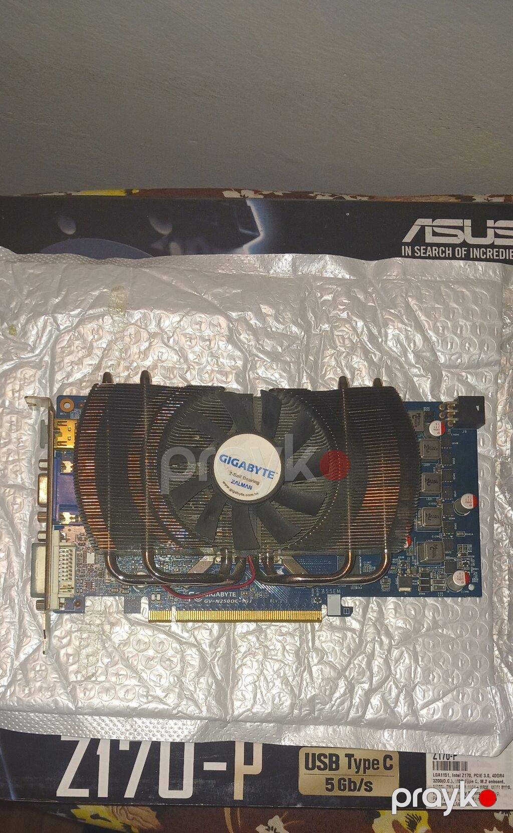 Məhsul: Gigabyte GV-N250OC (Nvıdıa GeForce GTS 250) qrafik kartı — Qrafik kartlar, Bakı
