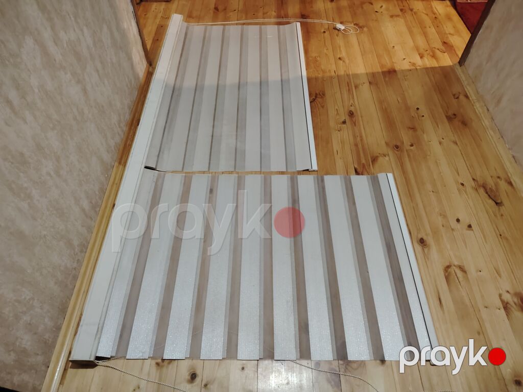 İki ədəd zebra pərdə dəsti - Model: Zebra (ikili qat, günəşlik + tül — Pərdələr, kornişlər, jalüzilər, Bakı (2)