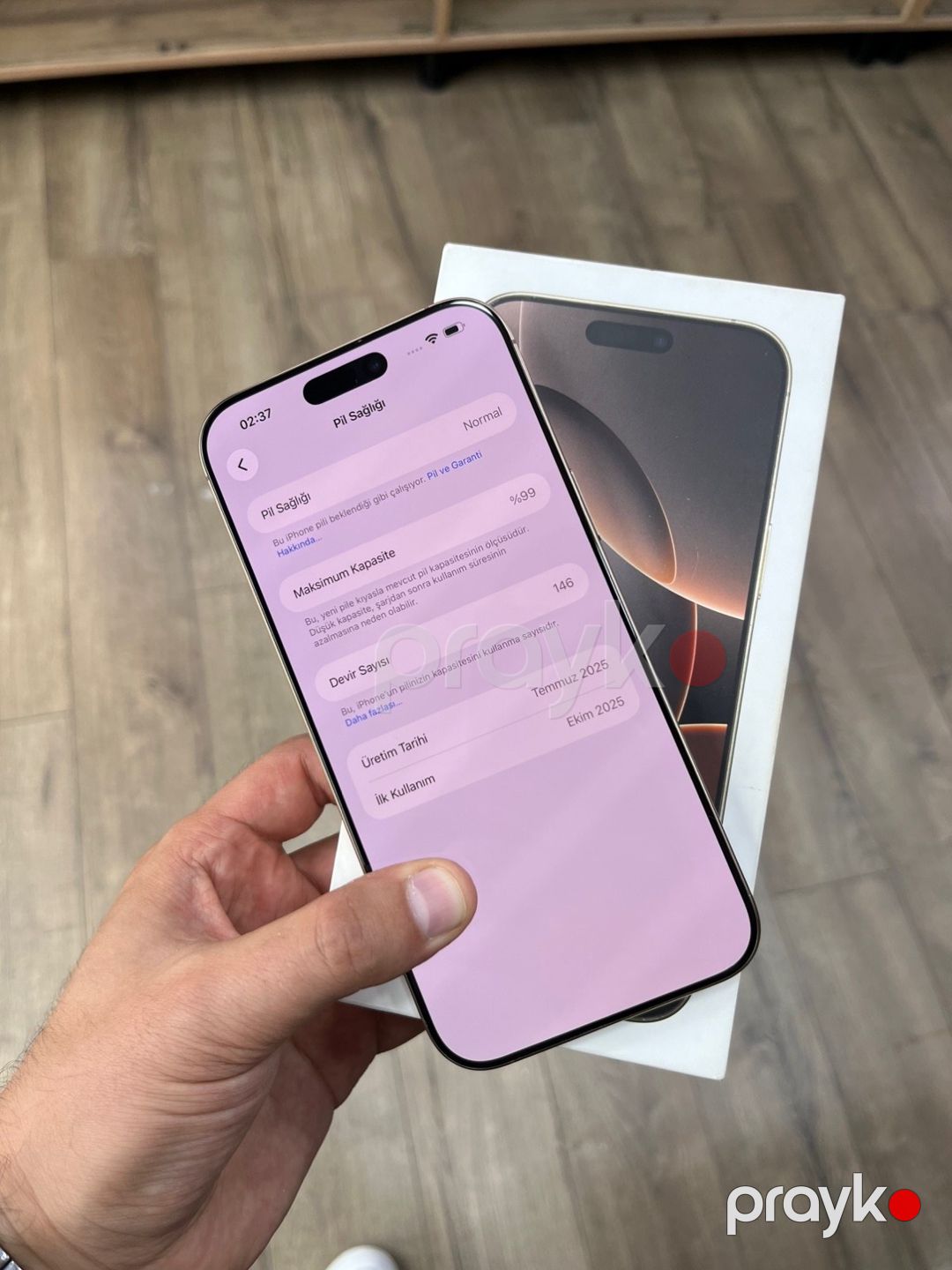 Apple iPhone 16 Pro Max Desert Titanium 256GB/8GB — Smartfonlar, Bakı (3)