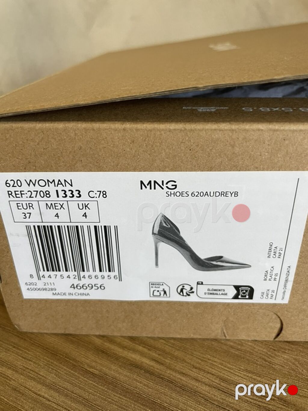 Qadın stilettosu – Zapato 620AUDREYB - Rəng: tünd bordo (parlaq lak — Tufl, Bakı (6)