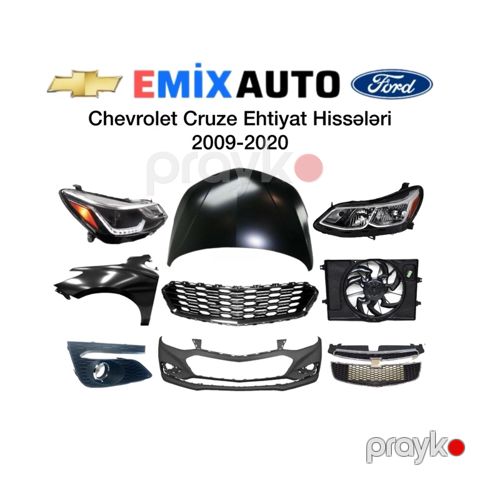 "Chevrolet Cruze" ehtiyat hissələri — Bakı