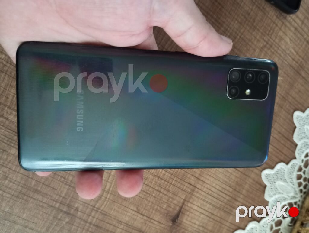 Samsung Galaxy A51, 64 GB, rəng - Qara, Barmaq izi — Samsung, Gəncə (2)