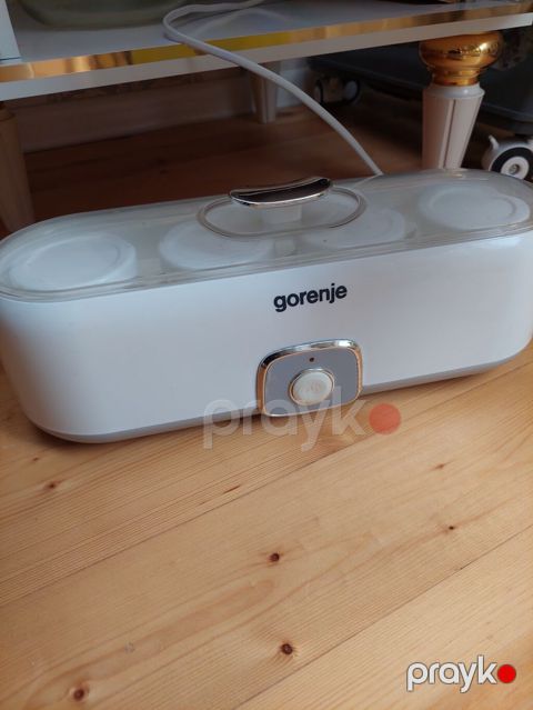 Gorenje yoqurt hazırlayan aparat - Brend: Gorenje - Rəng: ağ, xrom — Bakı