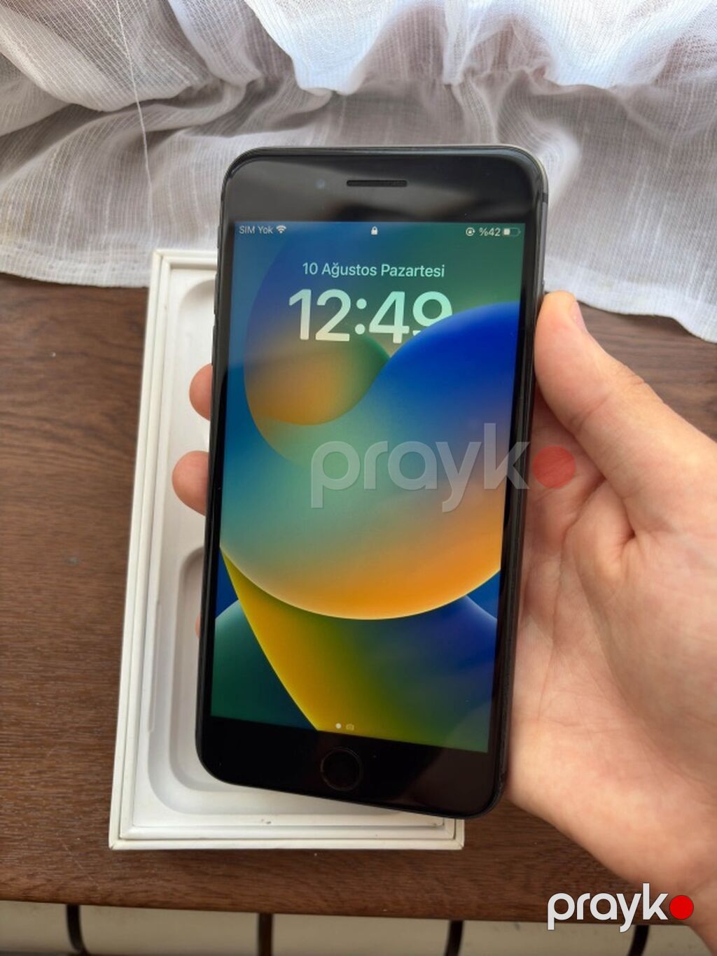 IPhone 8 Plus, Jet Black, Barmaq izi — Apple iPhone, Bakı (6)