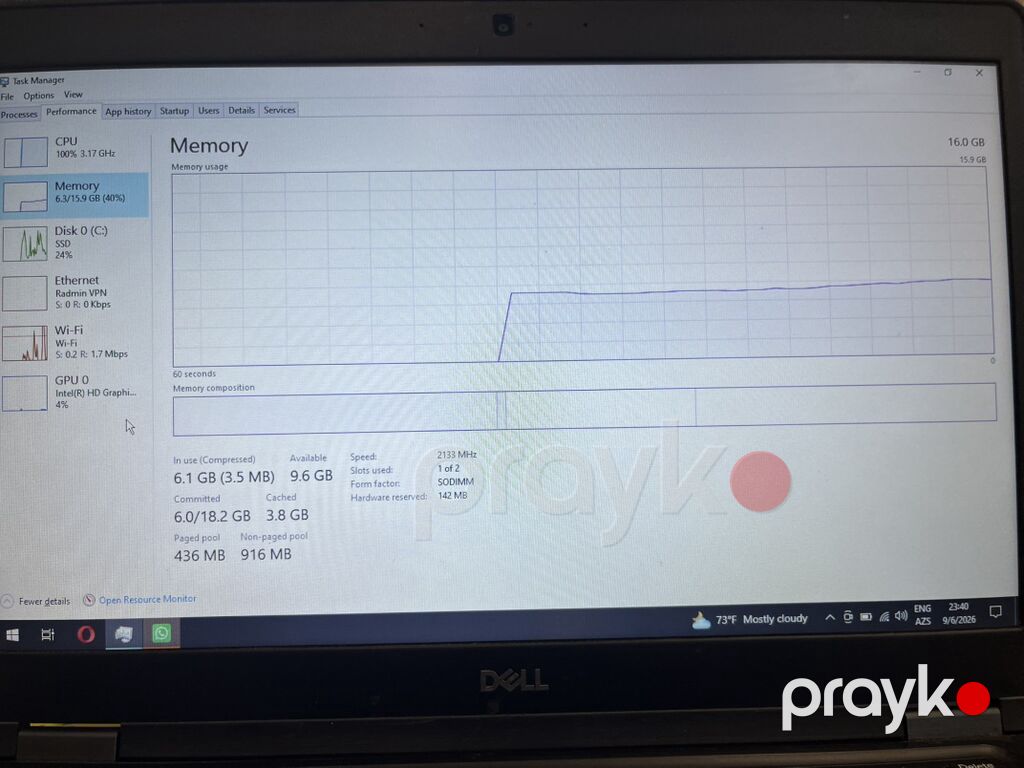 İşlənmiş Dell Latitude, 14 Intel Core i5, 256 GB, Pulsuz çatdırılma — Dell, Bakı (2)