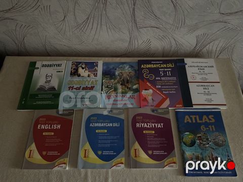Kitablar təmiz və səlqəlidi.Üstündə yazılmayıb.Məktəb və imtahan — Masazır