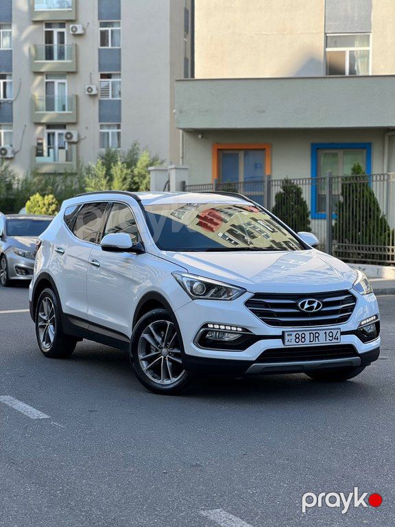 Hyundai Santa Fe, 2.0 L, 2016 il, 167 300 km — Avtomobillər, Bakı (5)