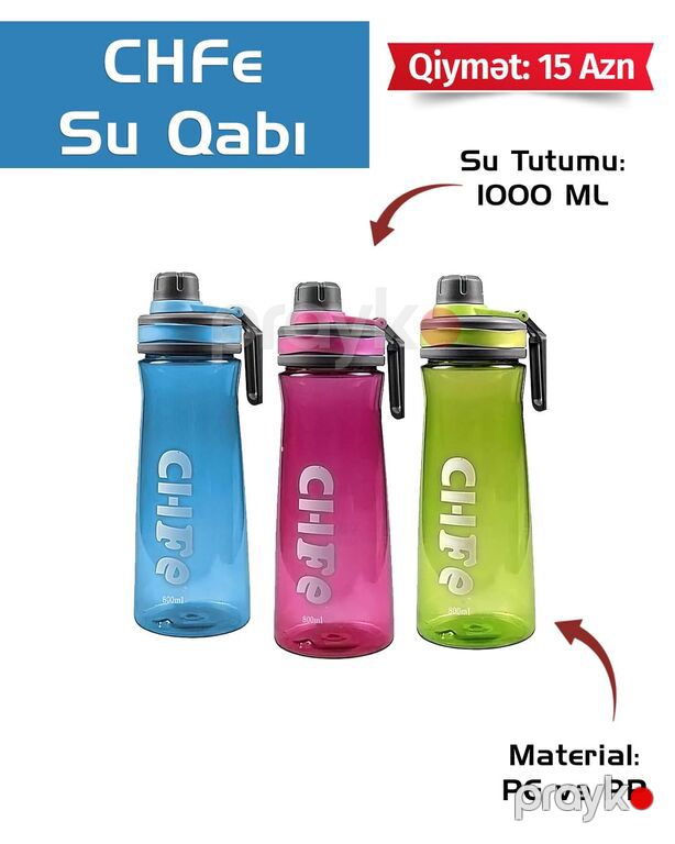 "Eyun H2O" su qabı şeykeri — Qablar və mətbəx əşyaları, Bakı (12)