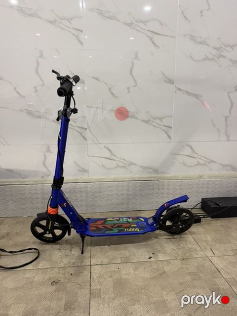 Şəhər üçün elektrik skuter - Rəng: mavi, rəngarəng “City Riding” — Bakı