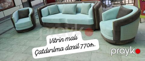 Vitrin malı – Divan-kreslo dəsti Ünvan: Xırdalan Qiymət: 770₼ — Bakı