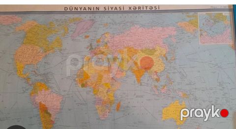 Məhsul: “Dünyanın Siyasi Xəritəsi” divar xəritəsi - Dil: Azərbaycan — Şəki