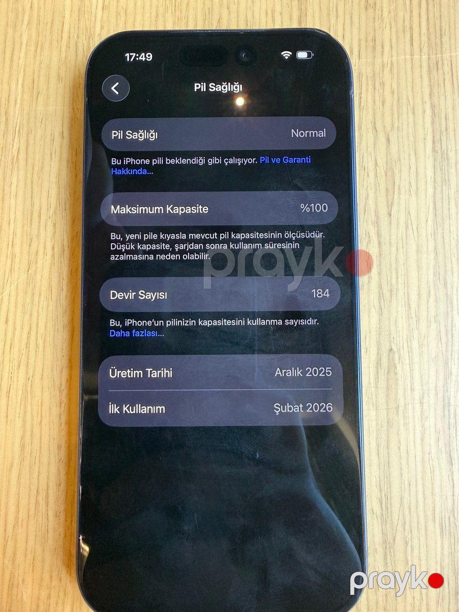 Apple iPhone 17 Pro Deep Blue 256GB/12GB — Smartfonlar, Bakı (2)