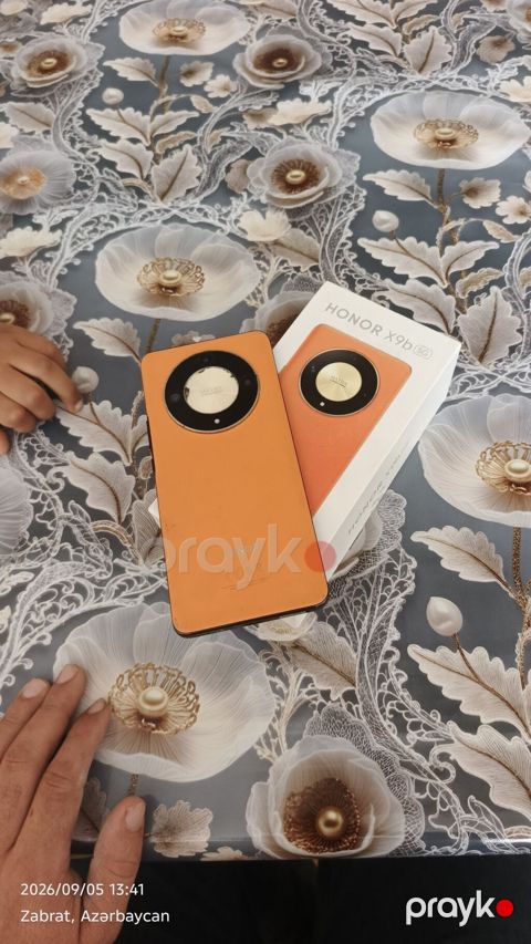 Honor X9b, 256 GB, rəng - Narıncı, Barmaq izi — Digah