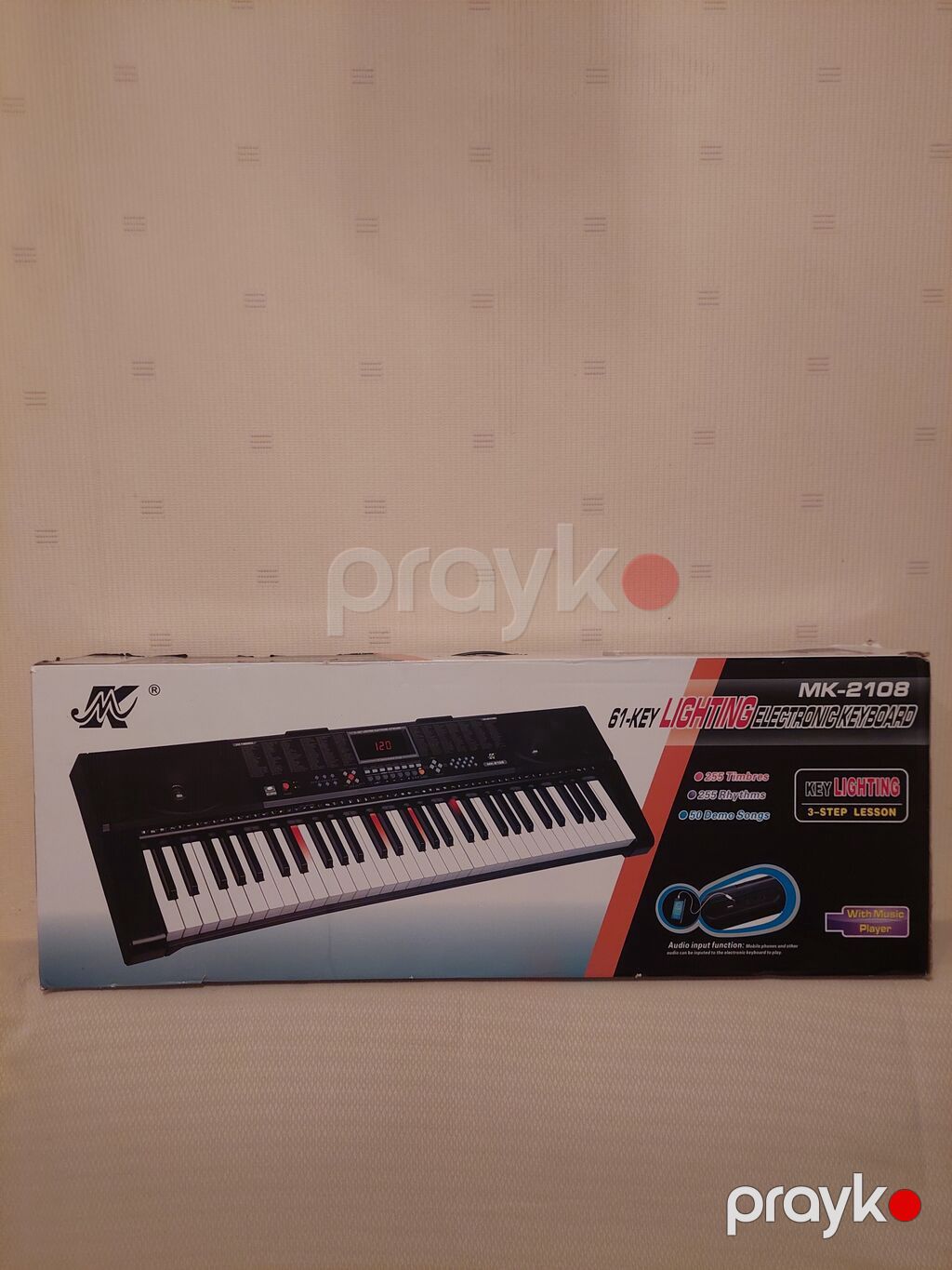 MK-2108 61-key Lighting Electronic Keyboard yeni kimi 170 azn alınıb — Pianino və digər klaviş alətləri, Bakı (2)
