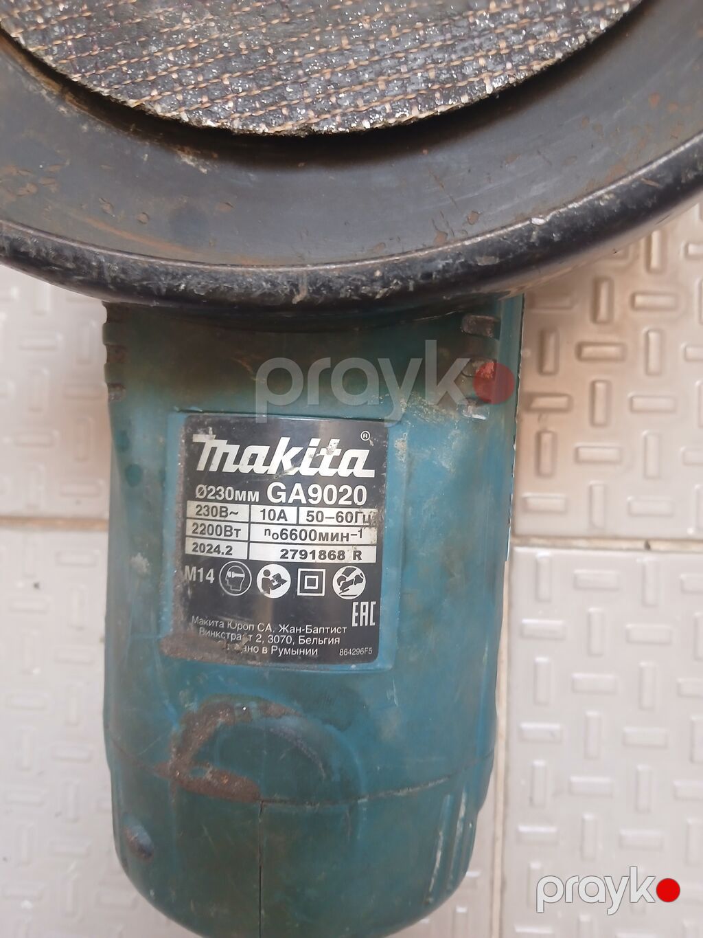 Makita GA9020 bucaqslifə (uçan daş) satılır. Texniki göstəricilər — Zımpara maşınları, Xırdalan (4)