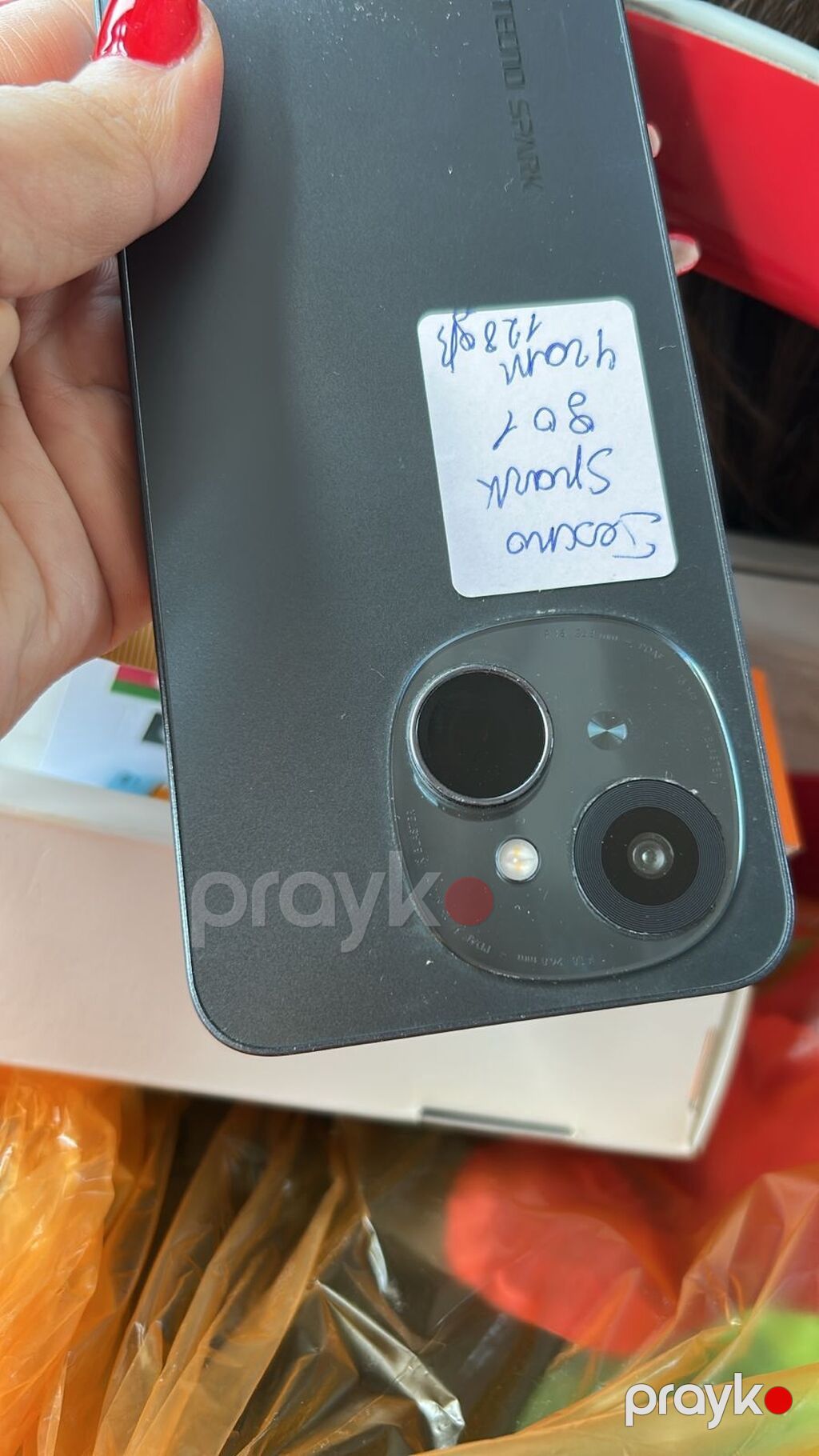 Tecno 128 GB, rəng - Qara, Sensor — Tecno, İmişli (2)