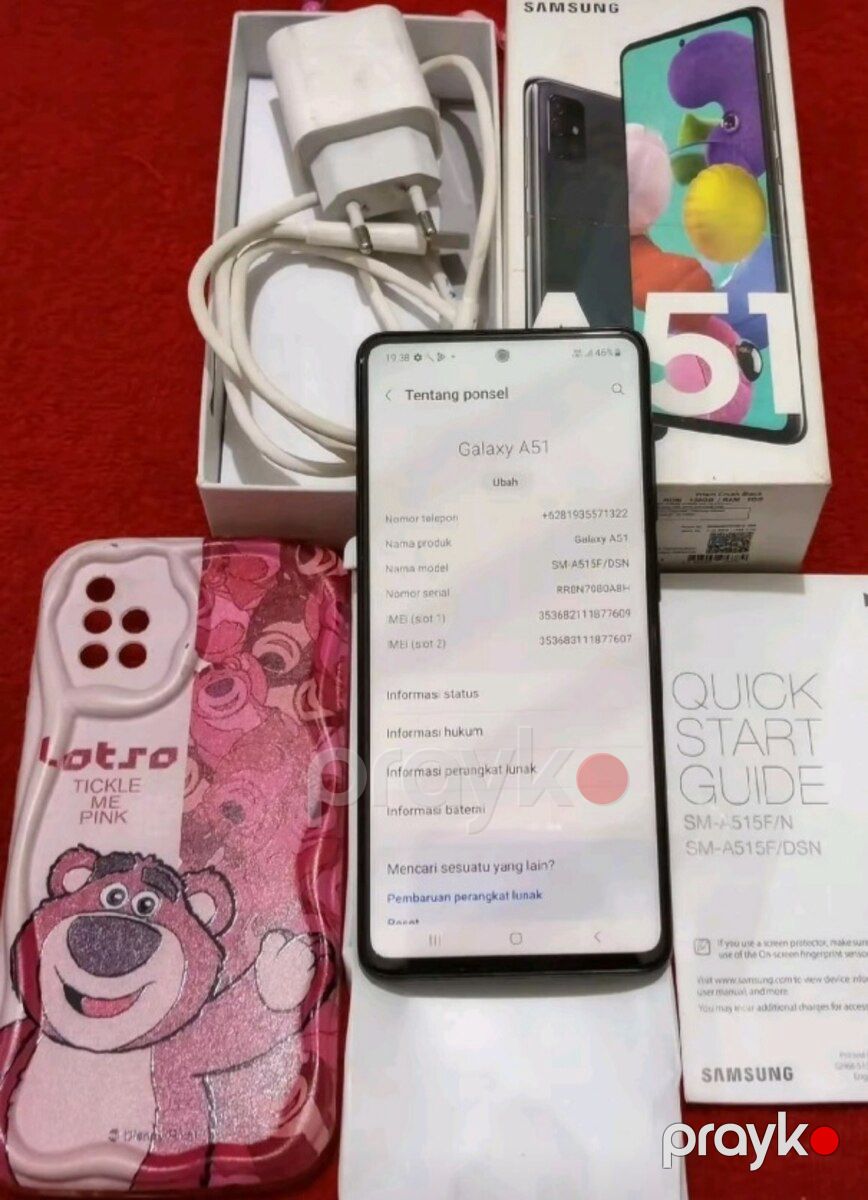 Samsung Galaxy A51 Prism Crush Black 128GB/8GB — Smartfonlar, Bakı (3)