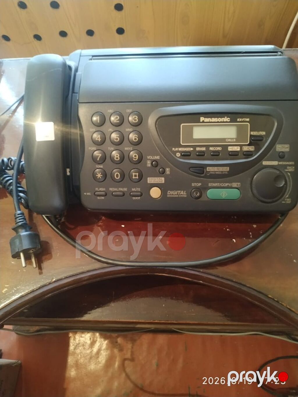 Stasionar telefon Panasonic, Simli, İşlənmiş — Kabel və radio telefonları, Xudat (3)
