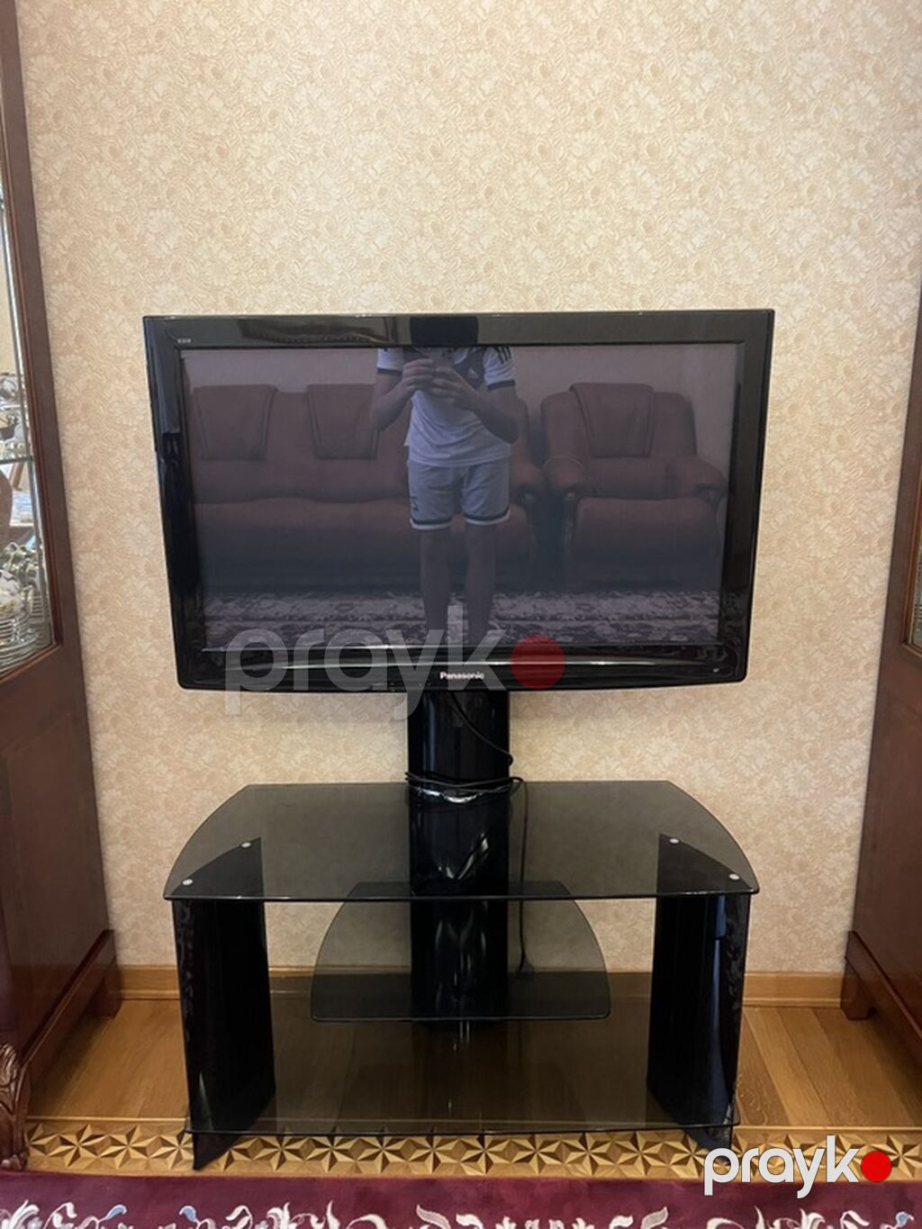 Panasonic Vıera plazma televizor + şüşə TV stendi - Brend/model — Televizorlar, Bakı (3)