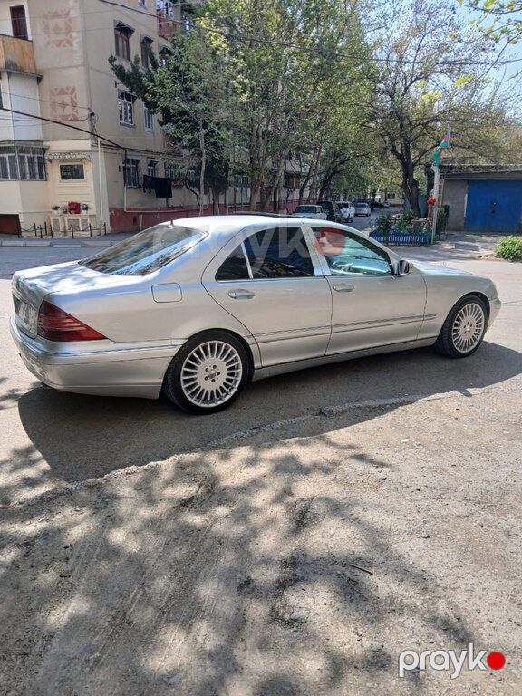Mercedes S 320, 3.2 L, 2000 il, 540 000 km — Avtomobillər, Tovuz (6)