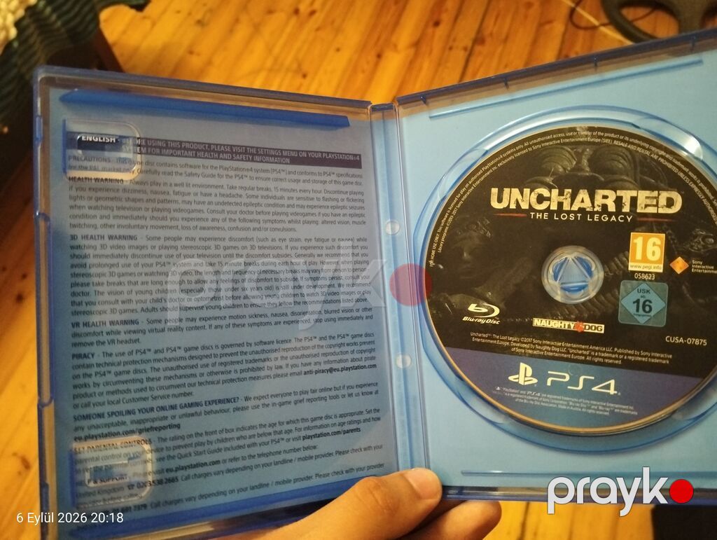 PS4 oyunu: Uncharted: The Lost Legacy (Blu-ray disk, rəsmi — Konsol oyunları, Masazır (2)