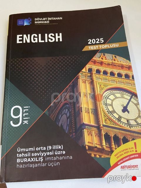 Məhsul: “English – 2025 Test Toplusu” (DİM) Təsvir: - Ümumi orta (9 — Xırdalan