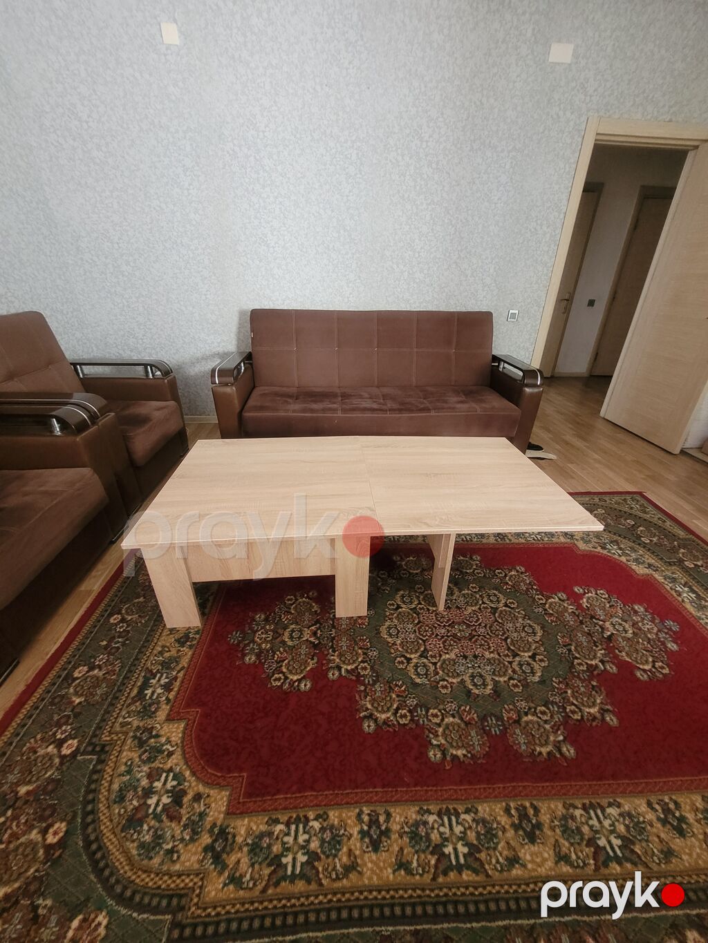 Jurnal masası, İşlənmiş, Transformer, Laminat, Kvadrat masa — Masalar, Gəncə (5)
