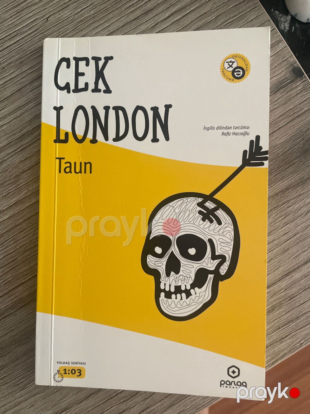 Məhsul: Kitab – “Taun” (Cek London) - Nəşriyyat: Parlaq - Seriya — Kitablar, Bakı