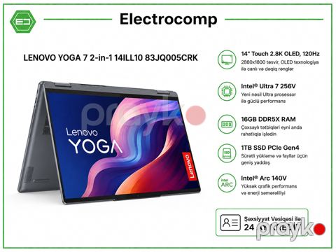 Noutbuk Lenovo Yoga 7 2-in-1 — Bakı