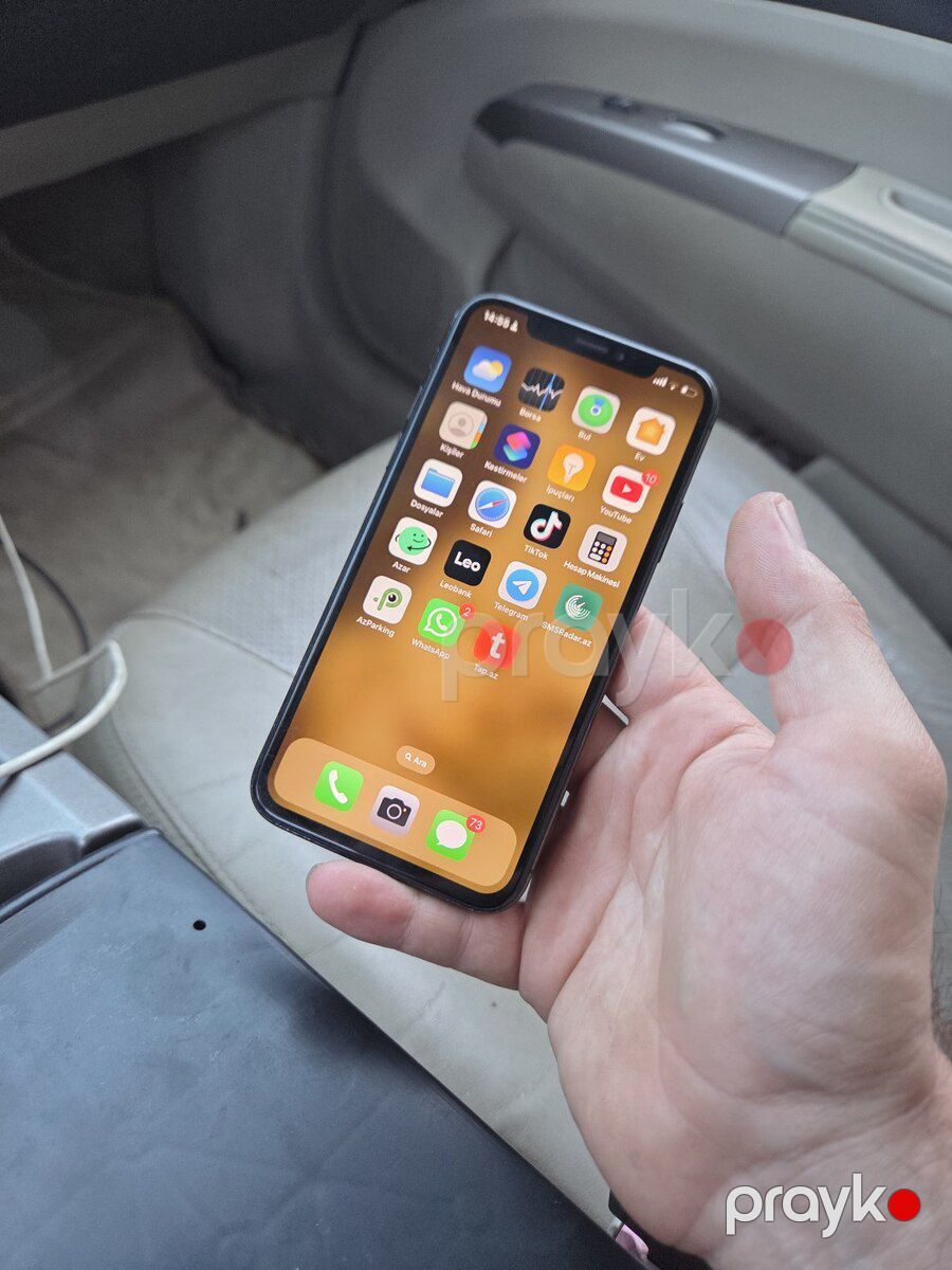Apple iPhone X Silver 64GB/3GB — Smartfonlar, Bakı (2)