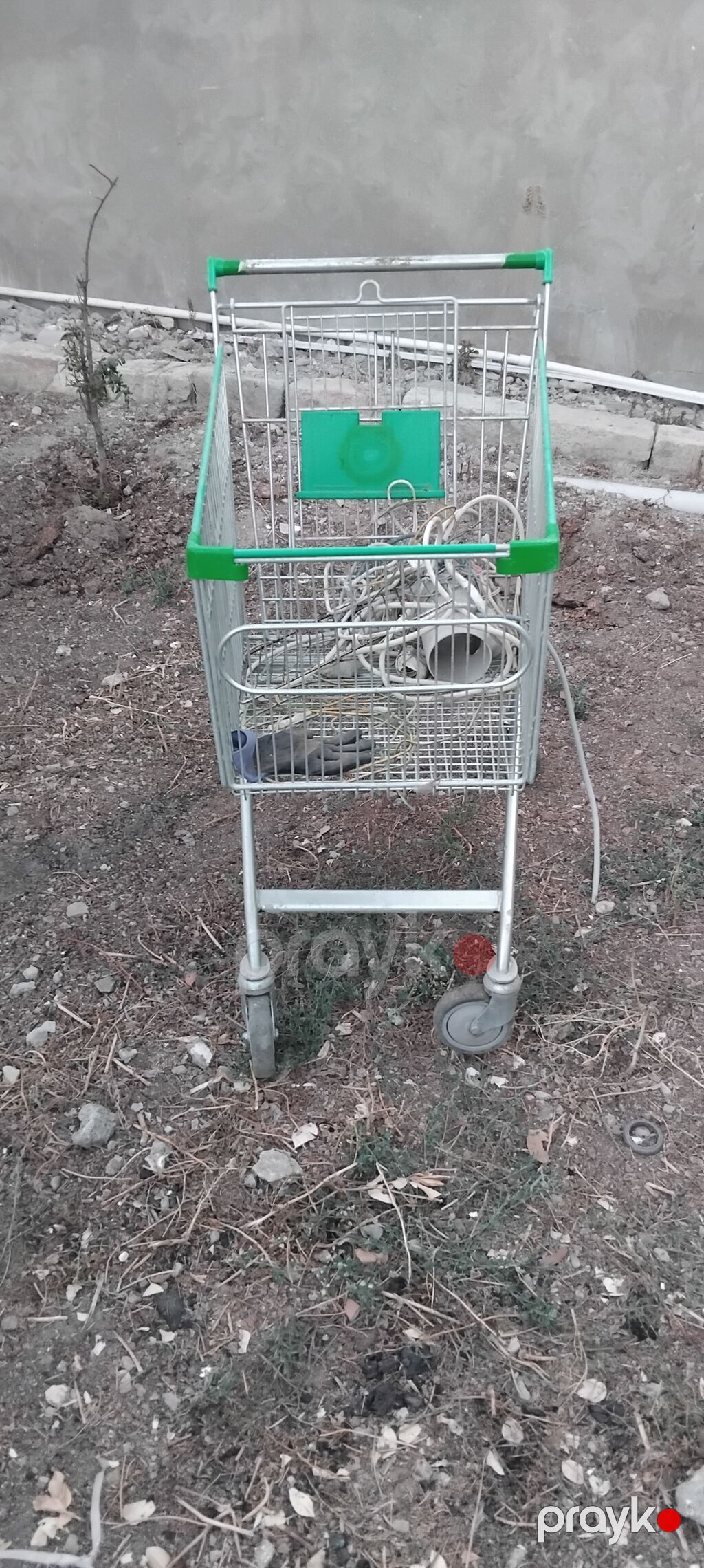 Metal alış-veriş səbəti - Material: Sinklənmiş polad tor — Ticarət vəzn-səbətləri, Digah (2)
