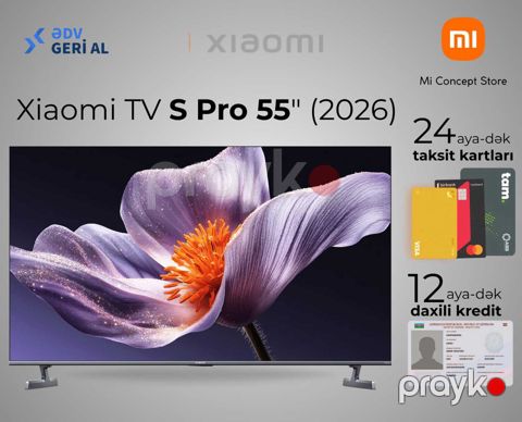 Televizor Xiaomi TV S Pro 55" (2026) — Bakı