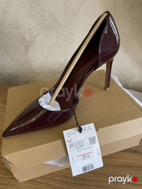 Qadın stilettosu – Zapato 620AUDREYB - Rəng: tünd bordo (parlaq lak — Bakı