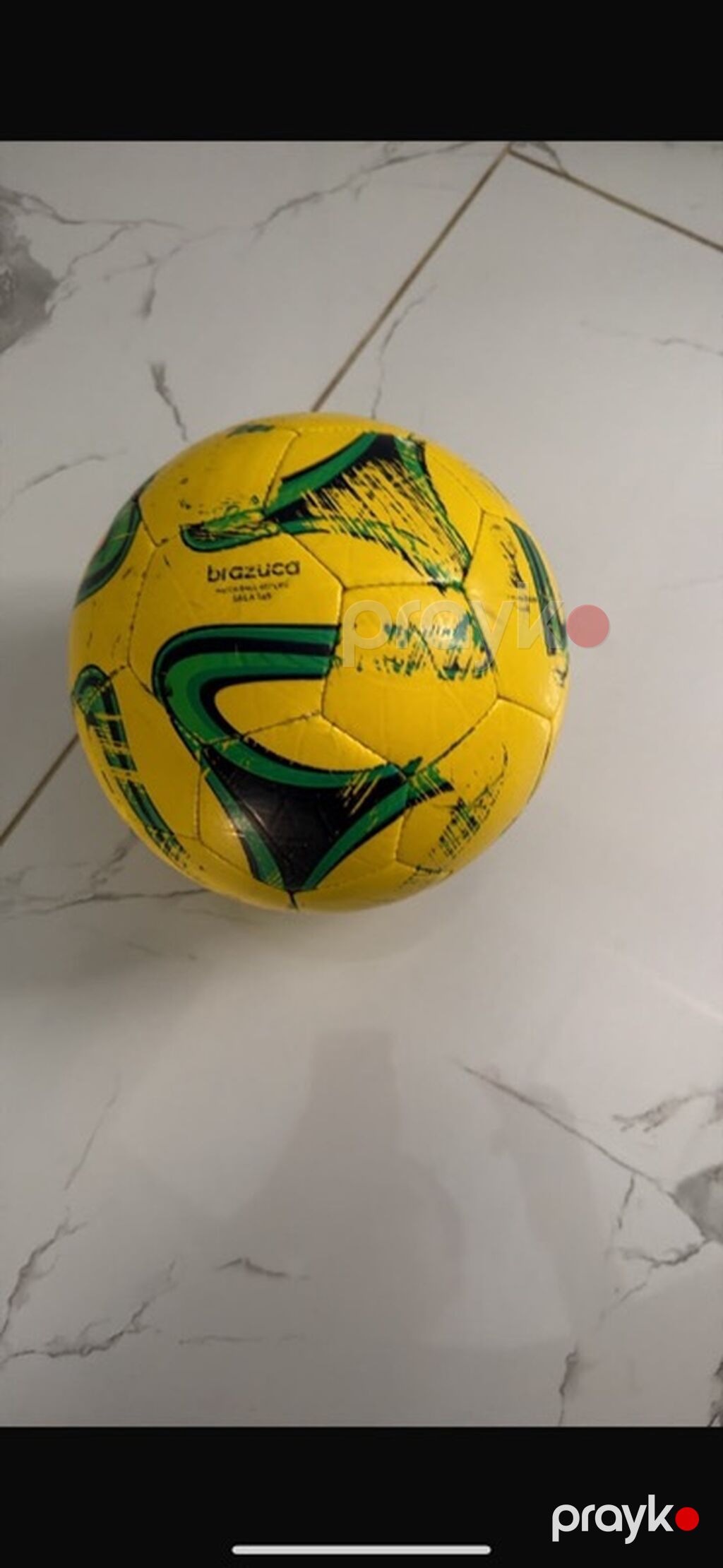 Məhsul: Adidas Brazuca futbol topu - Rəng: Sarı əsas fon, yaşıl-qara — Top oyunları, Digah