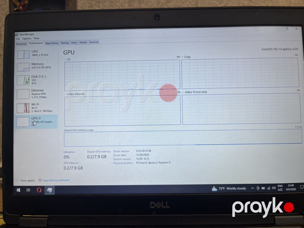İşlənmiş Dell Latitude, 14 Intel Core i5, 256 GB, Pulsuz çatdırılma — Dell, Bakı (5)