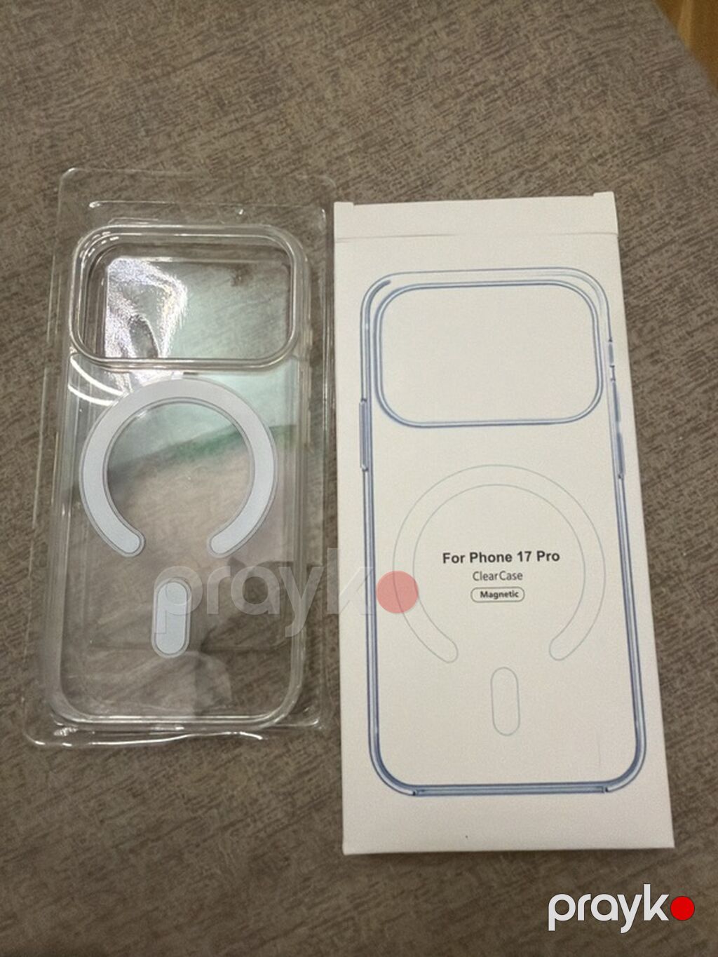 IPhone 17 Pro şəffaf MagSafe kabro — 30 AZN Qutusu var Heç — Çexollər, Masazır (3)