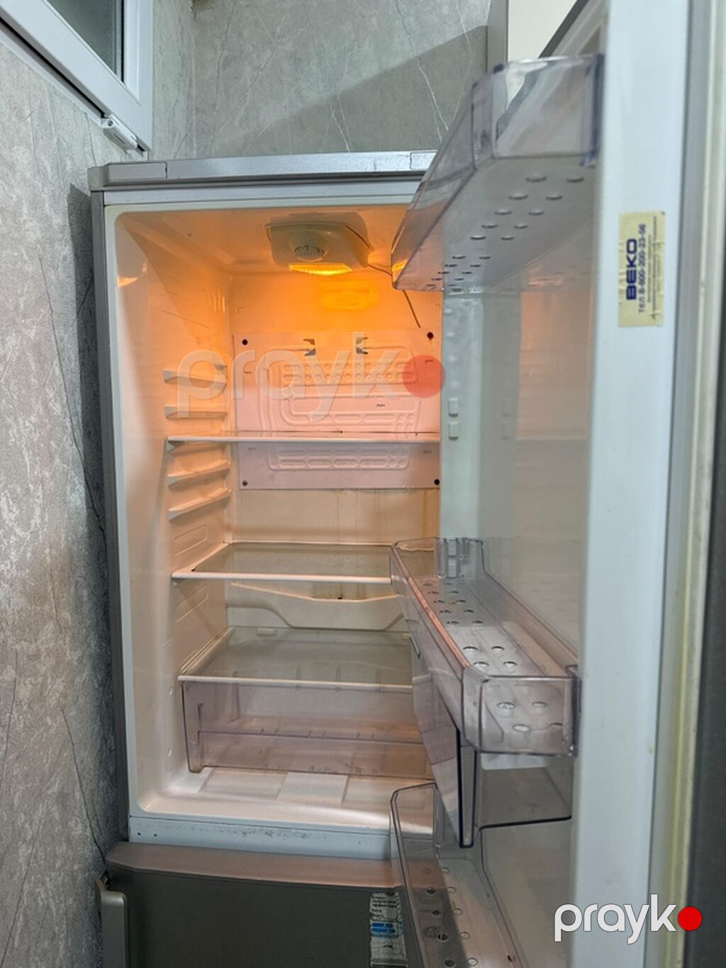 Beko iki qapılı soyuducu - Rəng: gümüş (inox tipli ön panel) — Soyuducular, Digah (2)