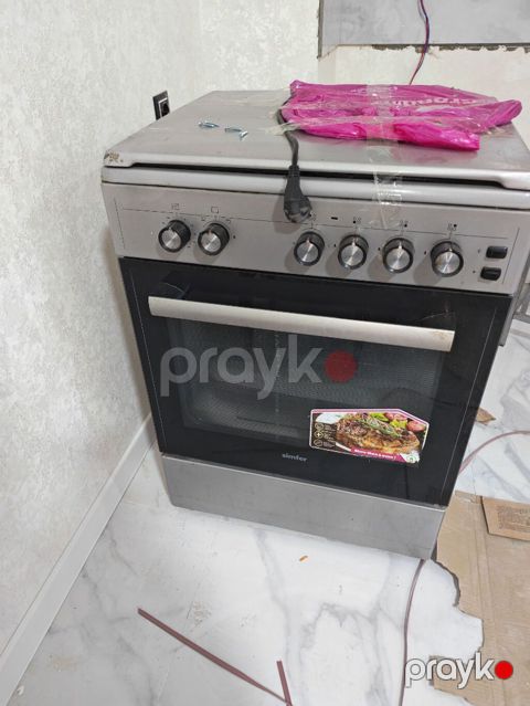 Elektrik sobası Ayrıca dayanan, 4 gözlü, İşlənmiş — Xırdalan