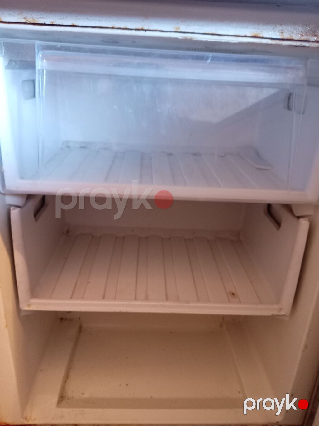 İşlənmiş 2 qapılı Hotpoint Ariston Soyuducu Satılır, rəng - Bej, Dolab içi — Soyuducular, Bakı (3)