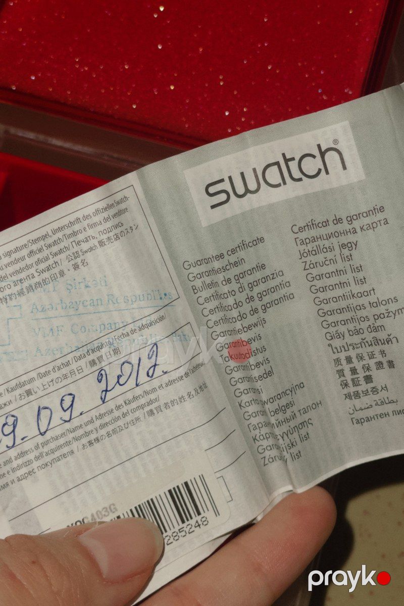 Swatch Irony Chronograph YOG403G qol saatı — Şəxsi əşyalar, Bakı (8)
