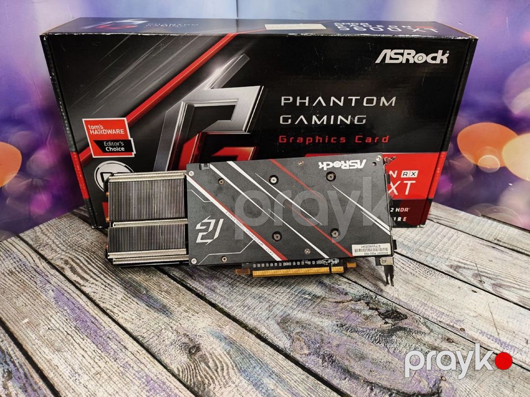 Video kart ASRock RX 5600XT Phantom Gaming 6GB — Kompüterlər və noutbuklar, Bakı (2)