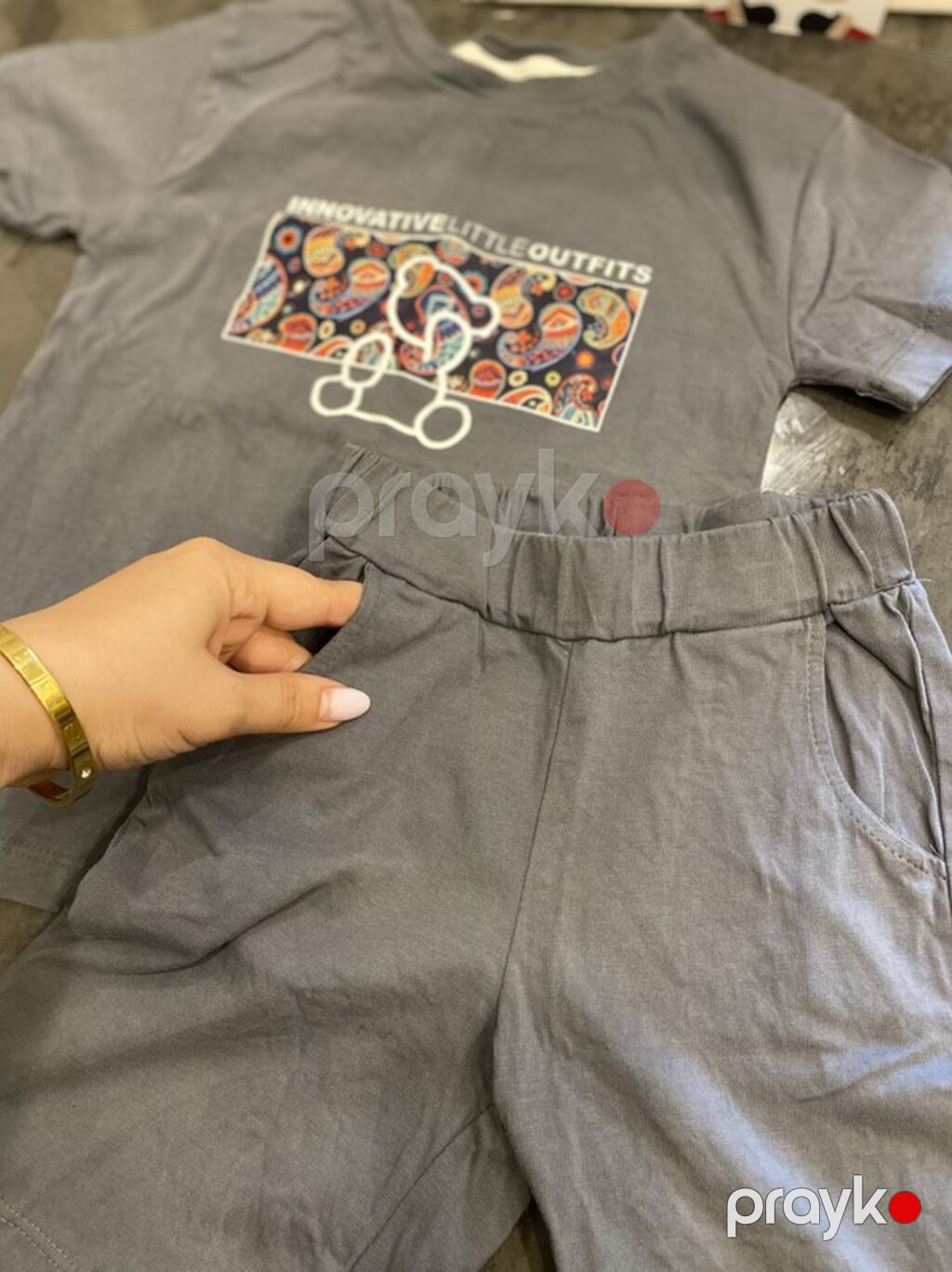 Uşaq üçün iki hissəli yay dəsti — Innovative Little Outfits (ILO) — Uşaq geyimi, Bakı (2)
