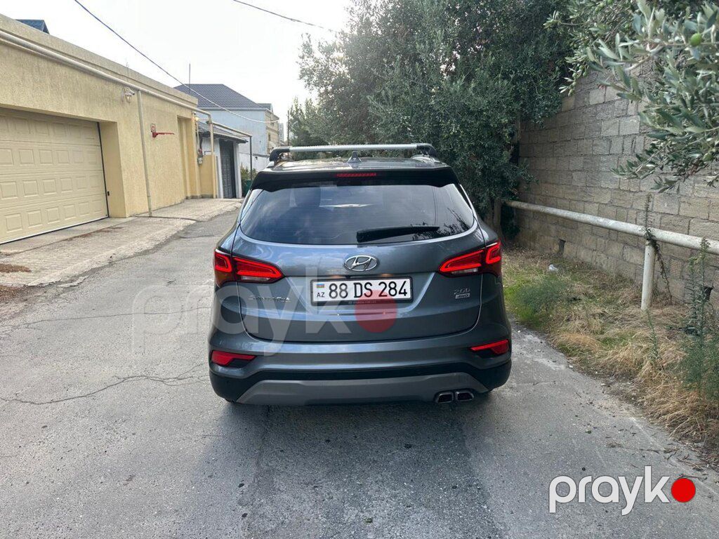 Hyundai Santa Fe, 2.0 L, 2017 il, 135 880 km — Avtomobillər, Bakı (4)