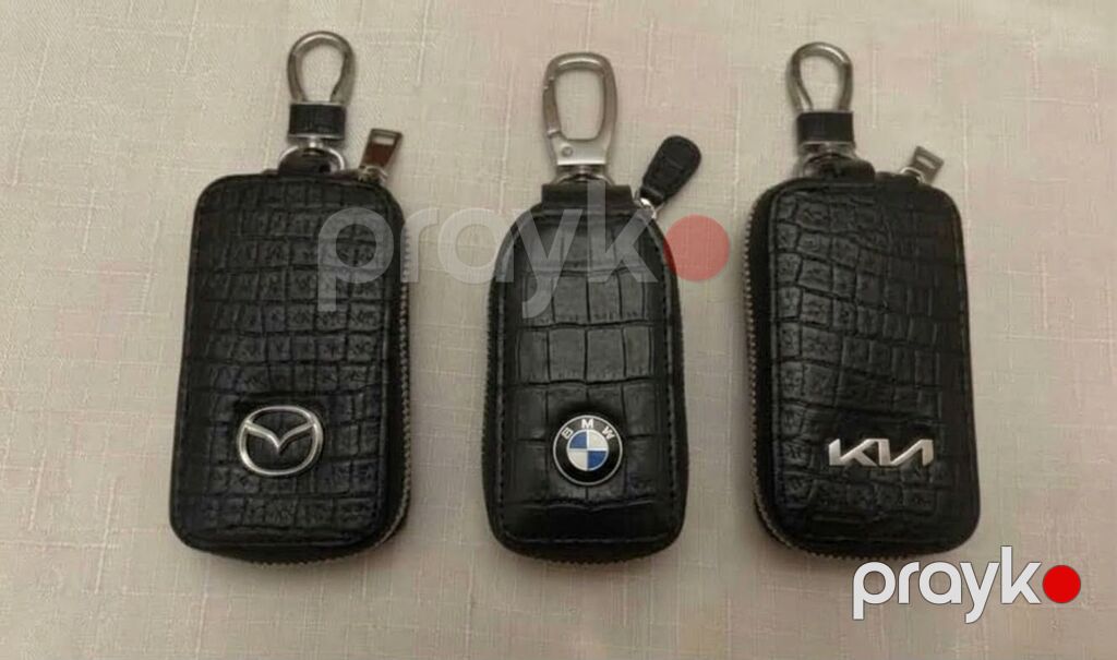 Avtomobil açarı üçün qara rəngli dərili qoruyucu futlyar/key case — Digər, Bakı (5)