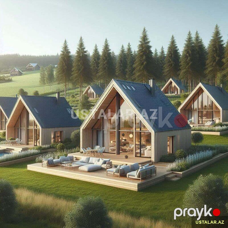 A Formlı ev tikintisi — Hazır konstruksiyalar, Bakı (5)