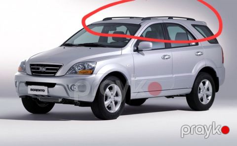 Kia Sorento (2002–2009) üçün orijinal tip dam reylləri (uzununa — Bakı